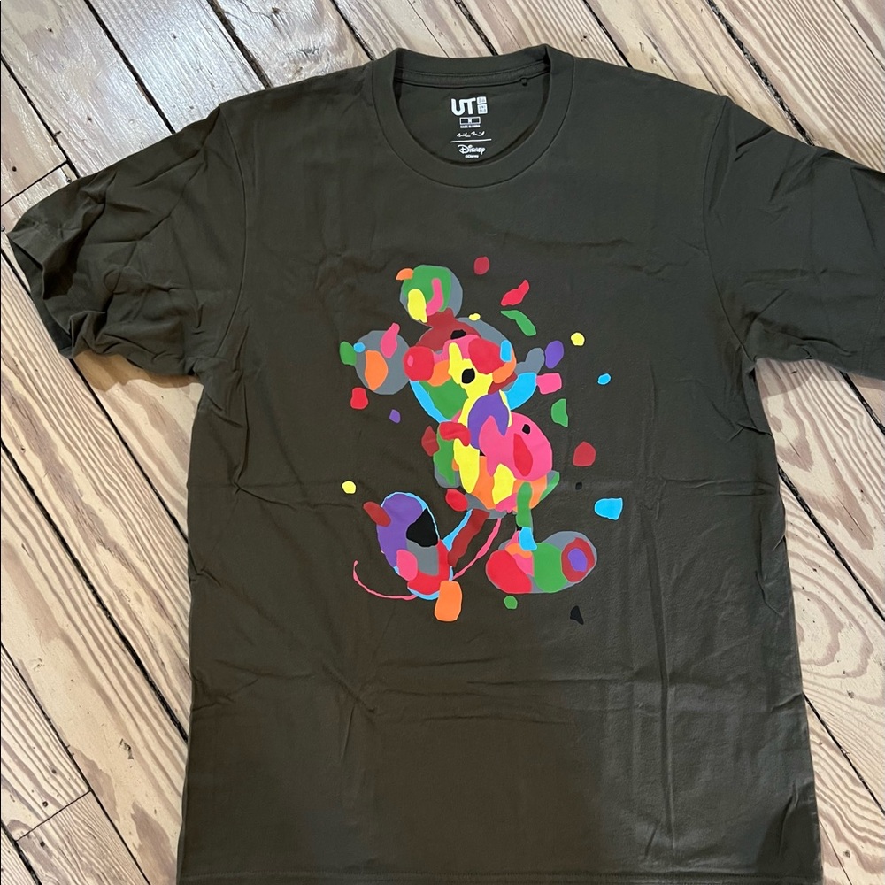 Uniqlo by Disney painted Micky Tee